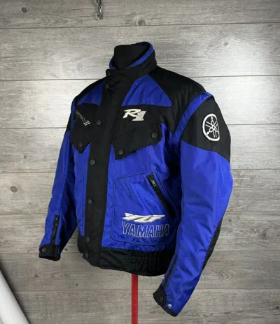 Pre-owned Formula Uno X Racing Jacket Vest Yamaha R 1 Schumacher Styl In Blue