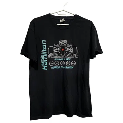 Pre-owned Formula Uno X Racing Lewis Hamilton F1 Racing Fun T Shirt Size M In Black