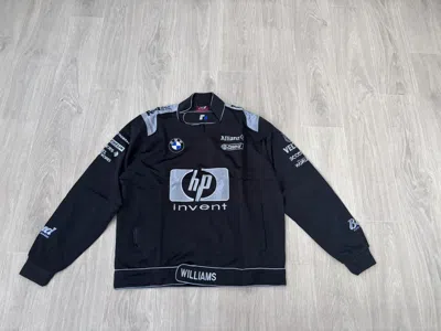 Pre-owned Formula Uno X Racing Vintage Bmw F1 Racing Jacket 90's In Black