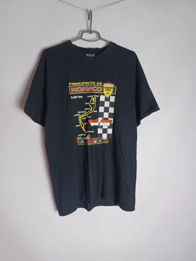 Pre-owned Formula Uno X Racing Vintage Racing Formula Uno Shirt In Black
