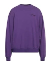 Formy Studio Man Sweatshirt Purple Size L Cotton In Purple