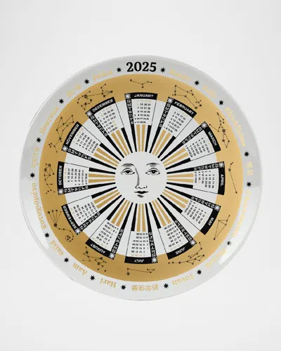 Fornasetti 2025 Calendar Wall Plate In Neutral
