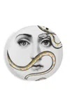 Fornasetti Tema E Variazioni N.409 Wall Plate (26cm) In White