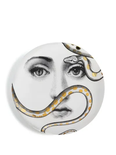 Fornasetti Tema E Variazioni N.409 Wall Plate (26cm) In White