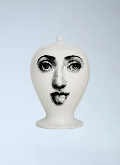 Fornasetti Antipatico Vase In White