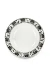 Fornasetti Architectural-print Dinnerware Set In Black
