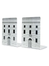 Fornasetti Architettura Bookends In White