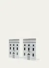 Fornasetti Bookends Architettura In Black/white