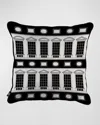 Fornasetti Architettura Printed Cushion In Blackwhite