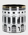 Fornasetti Architettura Paper Basket In Black/white