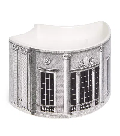 Fornasetti Architettura Vase Candle In Gray