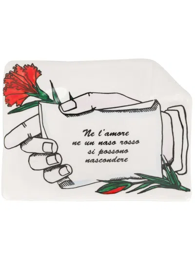 Fornasetti Ashtray In White