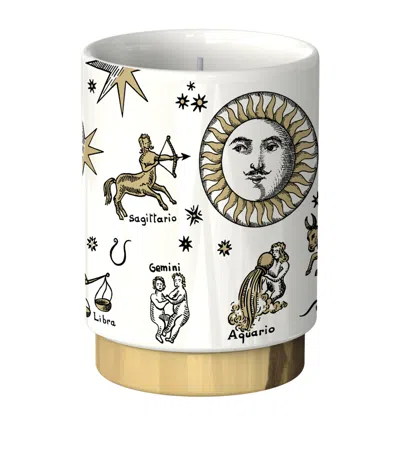 Fornasetti Astronomici Immaginazione Scented Candle In White