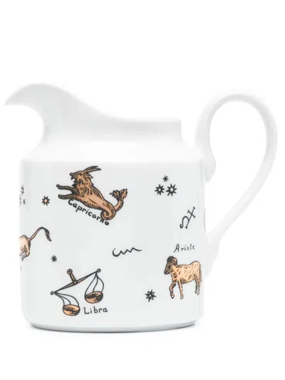 Fornasetti Astronomici Milk Jug In 黑色