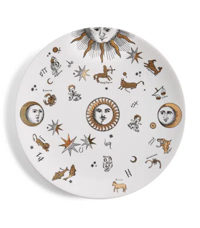Fornasetti Astronomici Plate In White