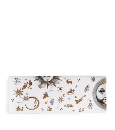Fornasetti Astronomici Rectangular Tray In Multi