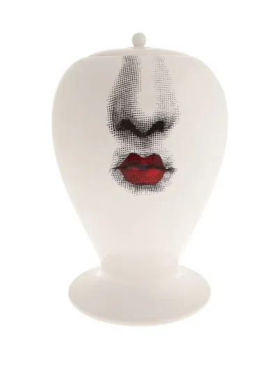 Fornasetti Bacio Vase In White