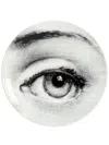 Fornasetti Black Tema E Variazioni N.248 Wall Plate In White