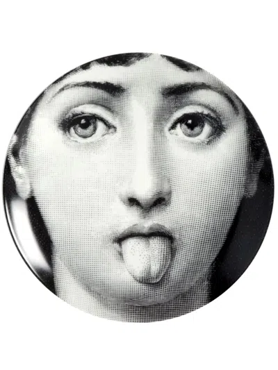 Fornasetti Black Tema E Variazioni N82 Wall Plate