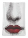 Fornasetti Bocca Dish In Black