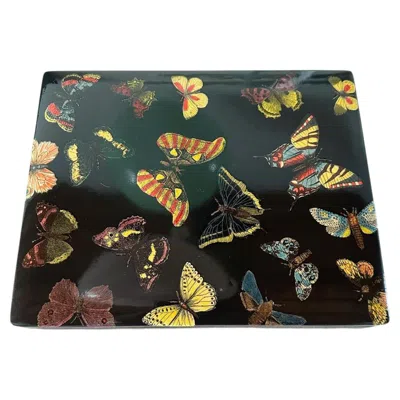 Pre-owned Fornasetti Butterfly Box In Brown