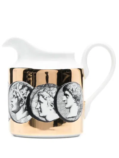 Fornasetti Cammei Milk Jug In 黑色