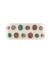 Fornasetti Cammel Tray - 25x60 Cm In White Multi