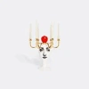 Fornasetti Sul Tardi Candelabra With Candle In Multicolour