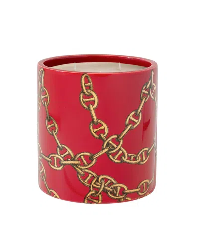 Fornasetti Cantene Otto Candle 900g In Red