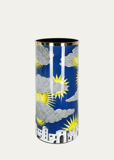Fornasetti Capri Umbrella Stand In Multi