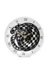 Fornasetti Cat-print Clock In Black