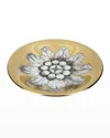 Fornasetti Centrepiece Rosone N6 Gold In Blackwhitegold