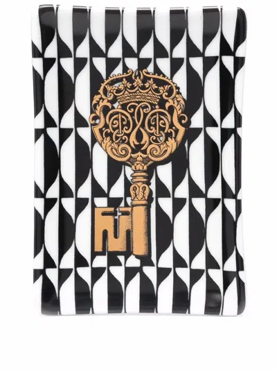Fornasetti Chiavi Valet Tray In Black