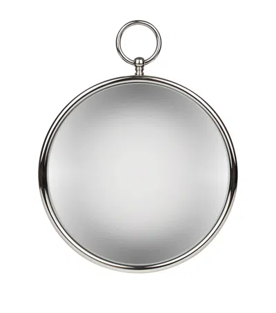Fornasetti Chrome Convex Mirror In Metallic