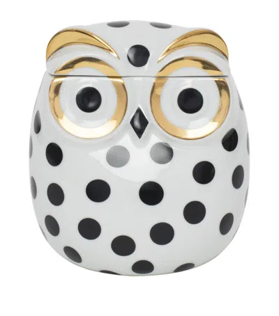 Fornasetti Civetta Impallinata Jar