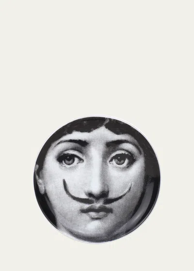 Fornasetti Coaster Tema E Variazioni No. 021 In Black