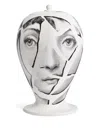 Fornasetti Cocci Vase (30cm X 15cm) In White