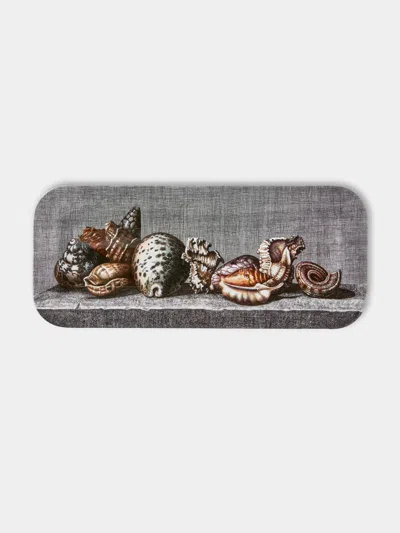 Fornasetti Conchiglie Wood Tray (23.5in/60cm)