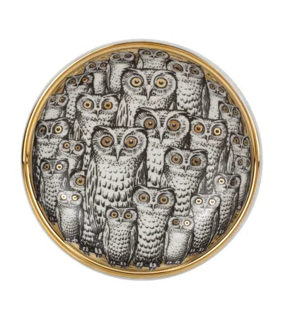 Fornasetti Congresso Di Civette Ashtray In Multi