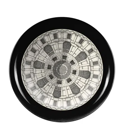 Fornasetti Cortile Tray In White