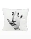 Fornasetti Cushion Mano In White