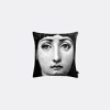 Fornasetti Cushions Black And White Uni In Black And White