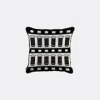 Fornasetti Architettura Printed Cushion In Black And White