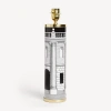 FORNASETTI CYLINDRICAL PRINTED LAMP BASE BLACK/WHITE
