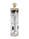 Fornasetti Cylindrical Printed Lamp Base Black/white