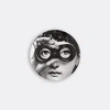 Fornasetti Tableware Black And White Uni In Black And White