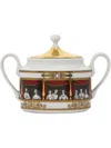 Fornasetti Don Giovanni Sugar Bowl In White