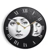 Fornasetti Eclissi Wall Clock In Black