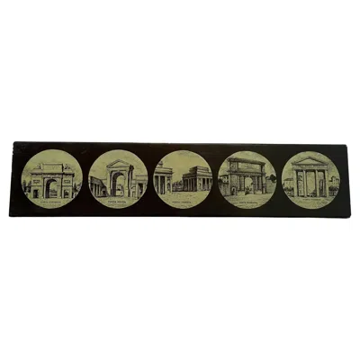 Pre-owned Fornasetti Enamel Metal Matchbox In Black