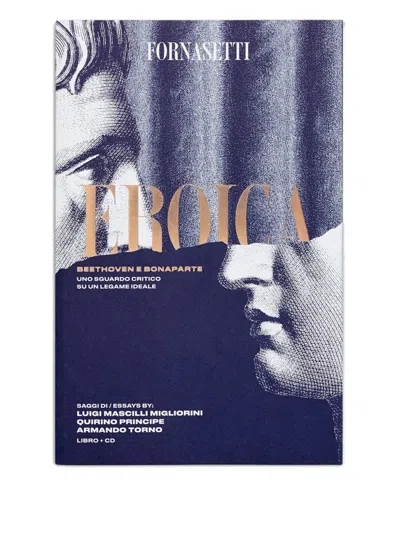 Fornasetti Eroica Book And Cd In Blue